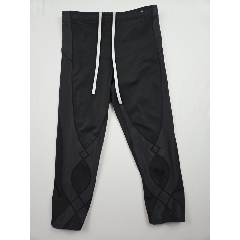 CW-X Womens Stabilyx 3/4‎ Length Compression Tights Black Size Large Athletic